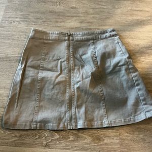 Forever 21 “denim” zippered skirt